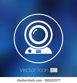 camera video icon web vector insight cam chat network.