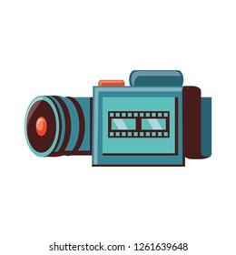camera video isolated icon