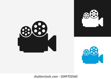 Camera Video Logo Template Design Vector, Emblem, Design Concept, Creative Symbol, Icon