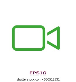 camera, video, photography, icon, vector illustration EPS 10