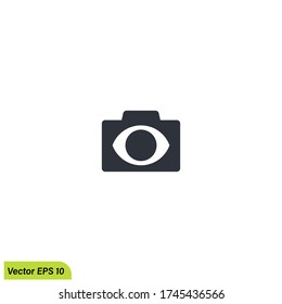 camera view icon illustration vector eps 10 logo template