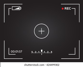 Camera viewfinder, eps10