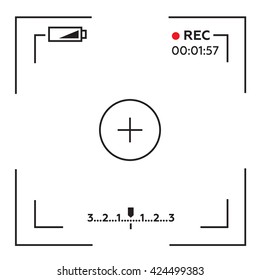 Camera viewfinder, eps10