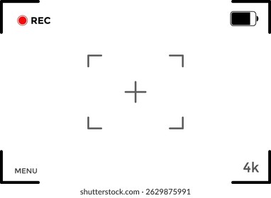 camera viewfinder overlay screen. recording play screen, full hd format. digital display interface. Camera viewfinder
 - Powered by Shutterstock - Get 15% off with code: PIKWIZARD15