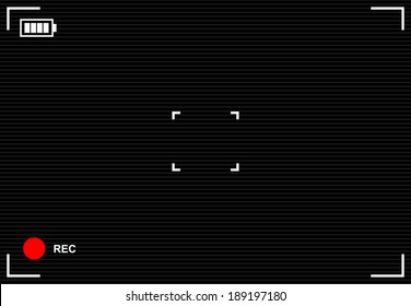 Camera viewfinder rec background