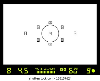 Camera viewfinder - vector