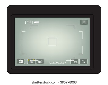 camera viewfinder vector