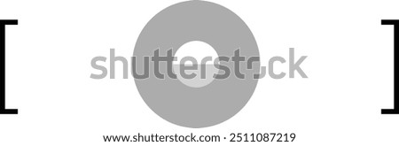 Camera viewfinder. Video camera screen. video camera display. Camera recording screen, viewfinder on black background. Modern focusing screen. 4k Animation video