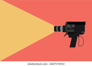 Camera vintage illustration vector, can be use for icon and item background.