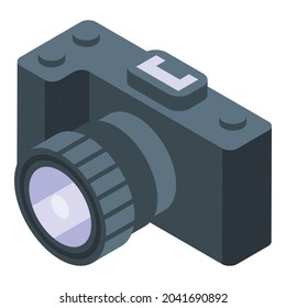 Camera vr icon isometric vector. Virtual reality. Phone tech