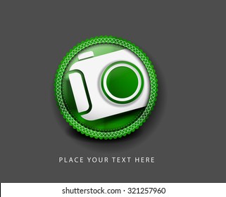 Camera web Icon, Vector Design