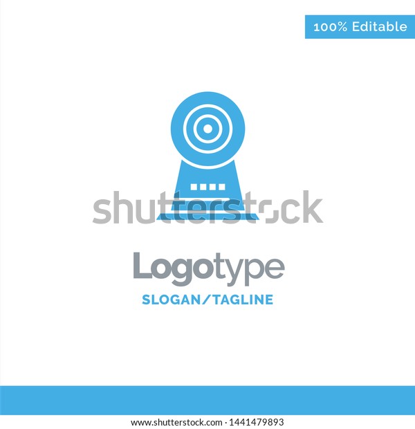 Camera, Webcam, Security, Hotel Blue Business\
Logo Template