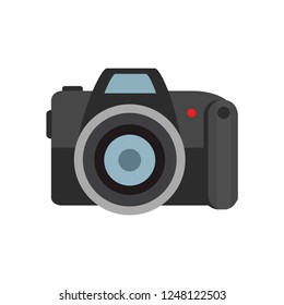 Camera. White background. Camera symbol for your website design, logo. Vector illustration. EPS 10.