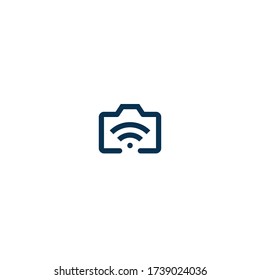 Camera WiFi - Pictograph | Line Icon