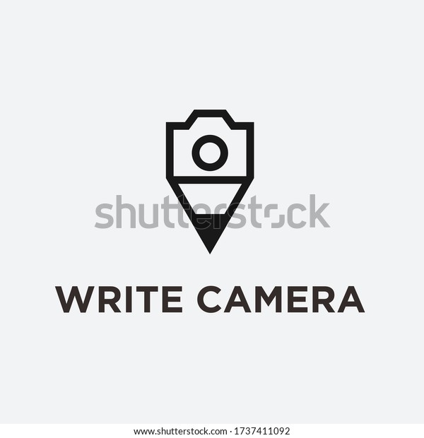 camera writer logo. camera\
icon