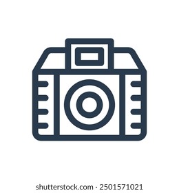 Camera Y2K Vector Icon Illustration