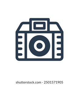 Camera Y2K Vector Icon Illustration