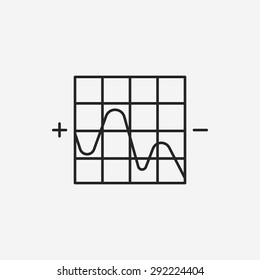 camera zoom balance mode line icon