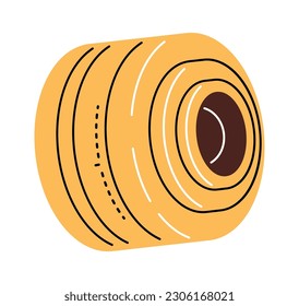 Camera zoom lens Vector Illustration