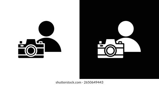 Icono de camarógrafo Vector plano aislado en contorno