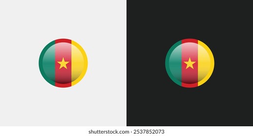 Bandeira de Camarões Círculo Bandeira Nacional	