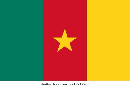 Cameroon flag icon in high quality