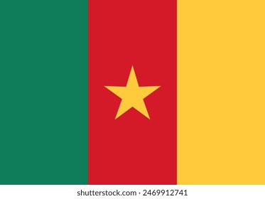Bandera de Camerún ilustrador banderas de países