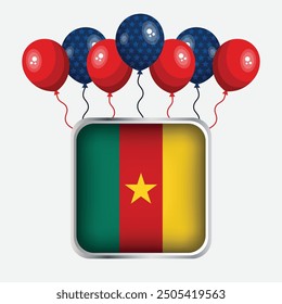 Cameroon Flag Independence Day Celebration