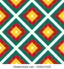 Cameroon Flag Pattern. Abstract Background. Vector Illustration