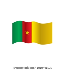 Cameroon flag, vector illustration