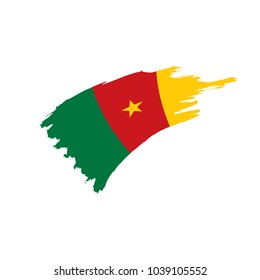 Cameroon flag, vector illustration