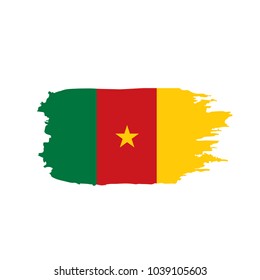 Cameroon flag, vector illustration