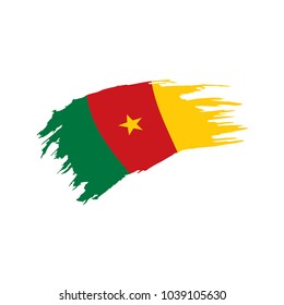 Cameroon flag, vector illustration