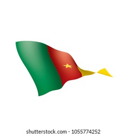 Cameroon flag, vector illustration