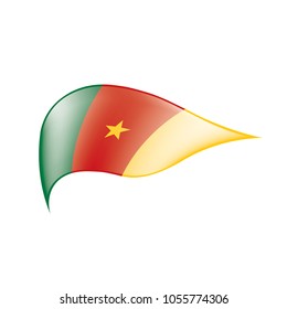 Cameroon flag, vector illustration