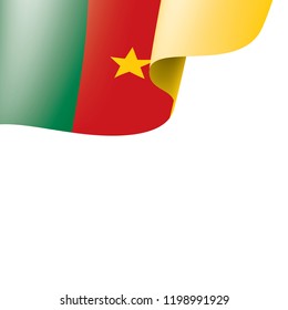 Cameroon flag, vector illustration on a white background