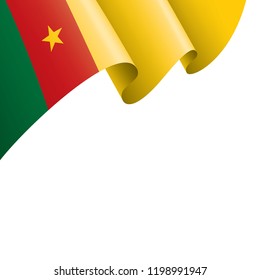 Cameroon flag, vector illustration on a white background