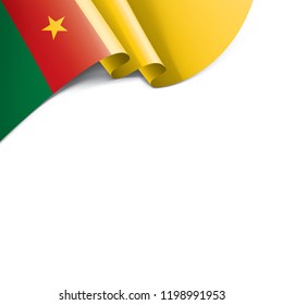 Cameroon flag, vector illustration on a white background