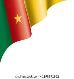 Cameroon flag, vector illustration on a white background