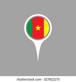 Cameroon flag,pin
