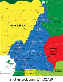 Cameroon map