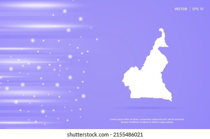 Kameramap einzeln auf violettem Hintergrund. Vektorgrafik.