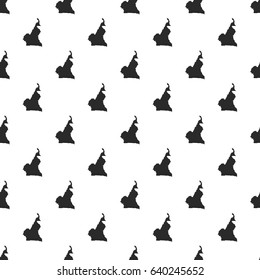 Cameroon map seamless pattern, isolated on white background. Vector illustration, easy to edit.