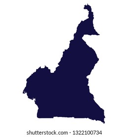 Cameroon Map Vector
