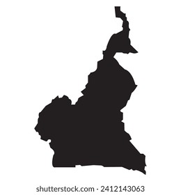 Cameroon map vector illustration symbol design
