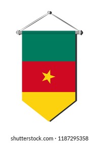 Cameroon national flag 