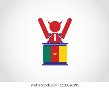 Cameroon Podium Speech