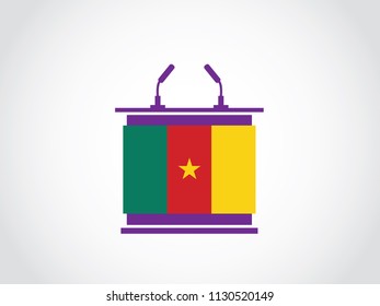Cameroon Podium State Speech