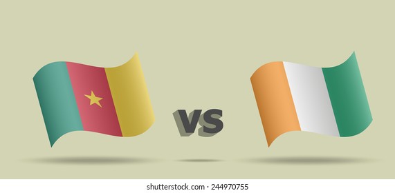 Cameroon versus Cote d'Ivoire