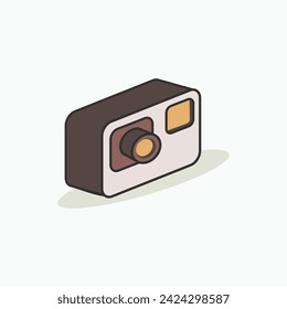 camers photography logo vector design